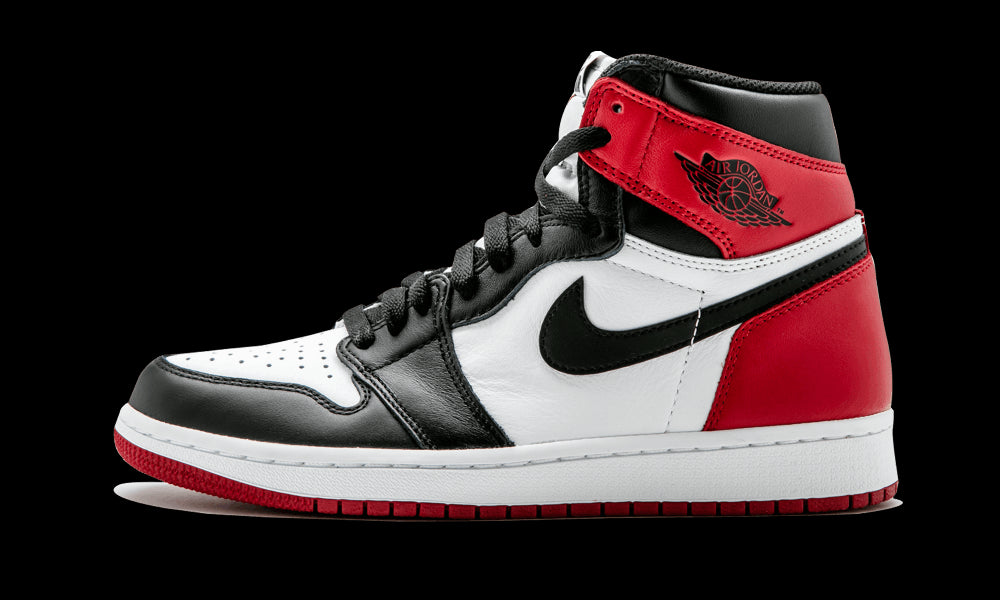 Jordan 1 Retro Leather and Satin Black Toe CD0461-016