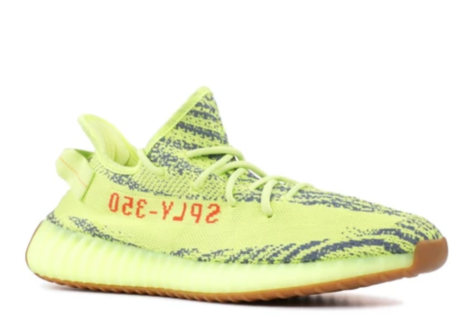 Women ADIDAS YEEZY BOOST 350 V2 Semi Yellow Frozen