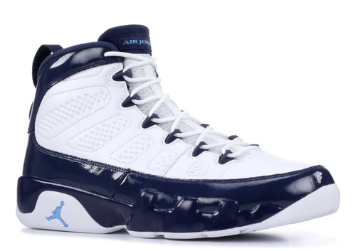 Men Air Jordan 9 Retro UNC Pearl Blue 2019