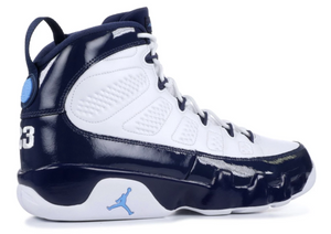 Men Air Jordan 9 Retro UNC Pearl Blue 2019